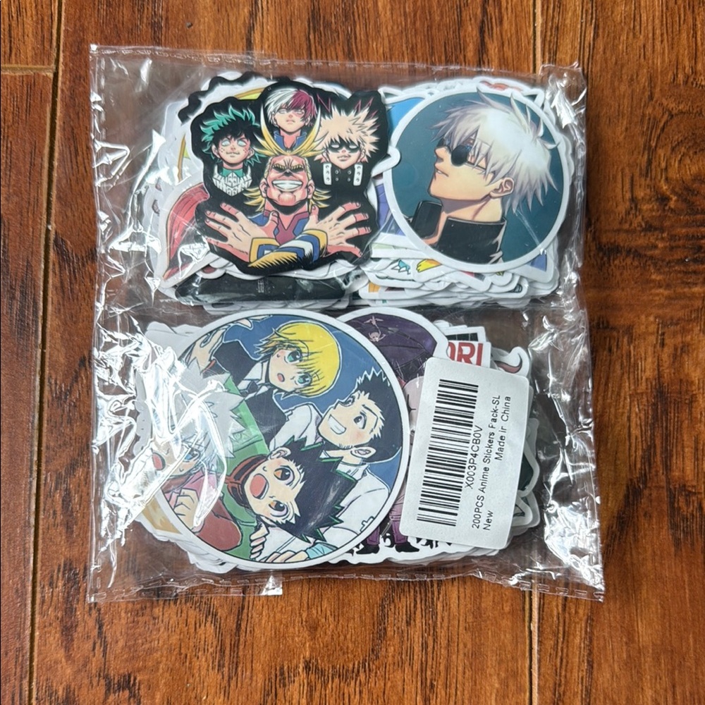 NWT (200) Anime Stickers Water Bottle Skateboard Laptop - Picture 2 of 4